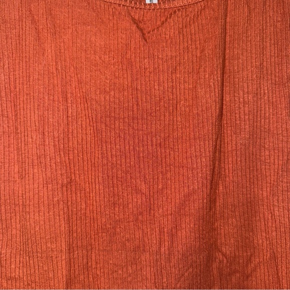 Lulus Basics Rust Ribbed Tank Top - Picture 3 of 5